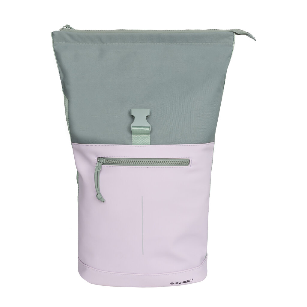 New Rebels New Rebels Mart New York Rolltop Rugzak 17-21L Waterafstotende Laptop Rugtas 15.6 inch Werktas Rolltop – Lila