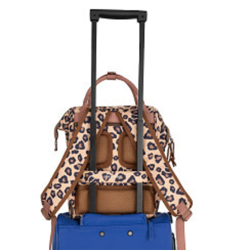 New Rebels New Rebels Valor Weverly School / Werktas Rugzak - 9,5L – Stevig 900D Polyester - 4 Compartimenten Laptopvak 14” - Waterafstotend Leo