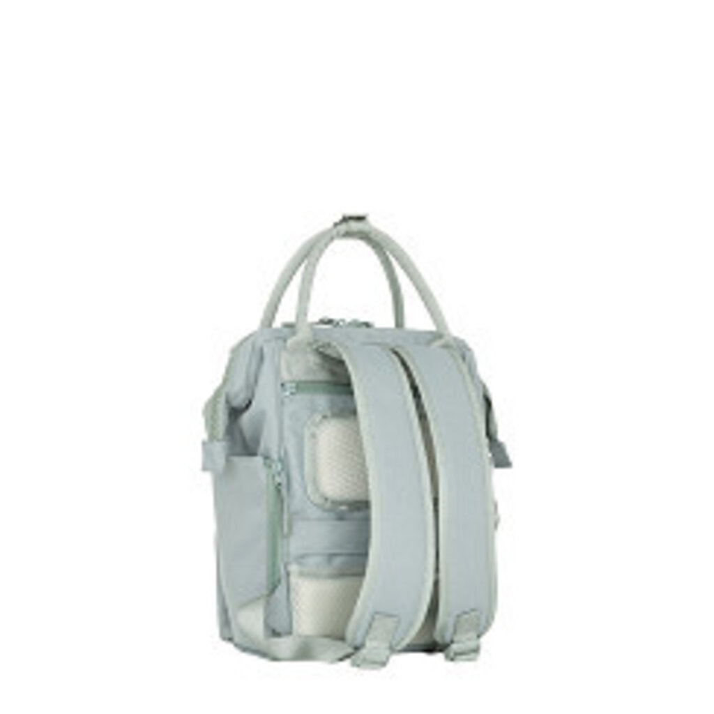 New Rebels New Rebels Valor Weverly School / Werktas Rugzak - 9,5L – Stevig 900D Polyester - 4 Compartimenten Laptopvak 14” - Waterafstotend Sage Green