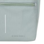 New Rebels New Rebels Valor Weverly School / Werktas Rugzak - 9,5L – Stevig 900D Polyester - 4 Compartimenten Laptopvak 14” - Waterafstotend Sage Green