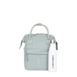 New Rebels New Rebels Valor Weverly School / Arbeitstasche Rucksack – 9,5 l – Robustes 900D-Polyester – 4 Fächer Laptopfach 14” – Wasserabweisend Sage Green