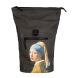 New Rebels New Rebels Mart Arts – New York Girl with a Pearl Earring Rolltop Backpack 16L | Johannes Vermeer Water-Repellent Bag