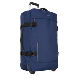 New Rebels Gassaway Trolley Large Navy | XXL Suitcase 73L | Lightweight Suitcase with Double Wheels | 70x39x27 cm | Navy