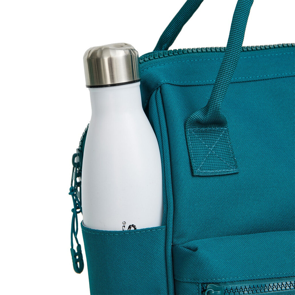 New Rebels New Rebels Valor Weverly School / Werktas Rugzak – 9,5L Stevig 900D Polyester, 4 Compartimenten, Laptopvak 14”, Waterafstotend, Ocean Blue