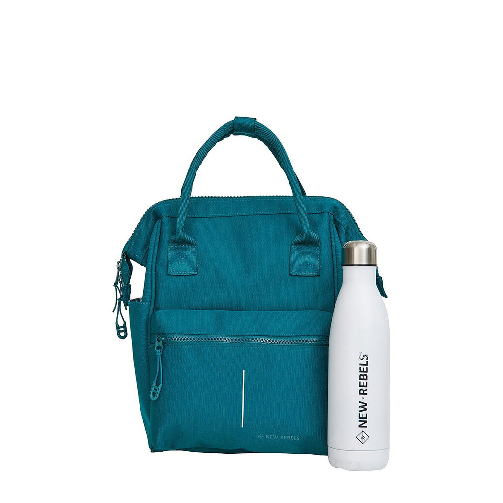 New Rebels New Rebels Valor Weverly Schul- / Arbeitsrucksack – 9,5L Robustes 900D Polyester, 4 Fächer, 14” Laptopfach, Wasserabweisend, Ocean Blue