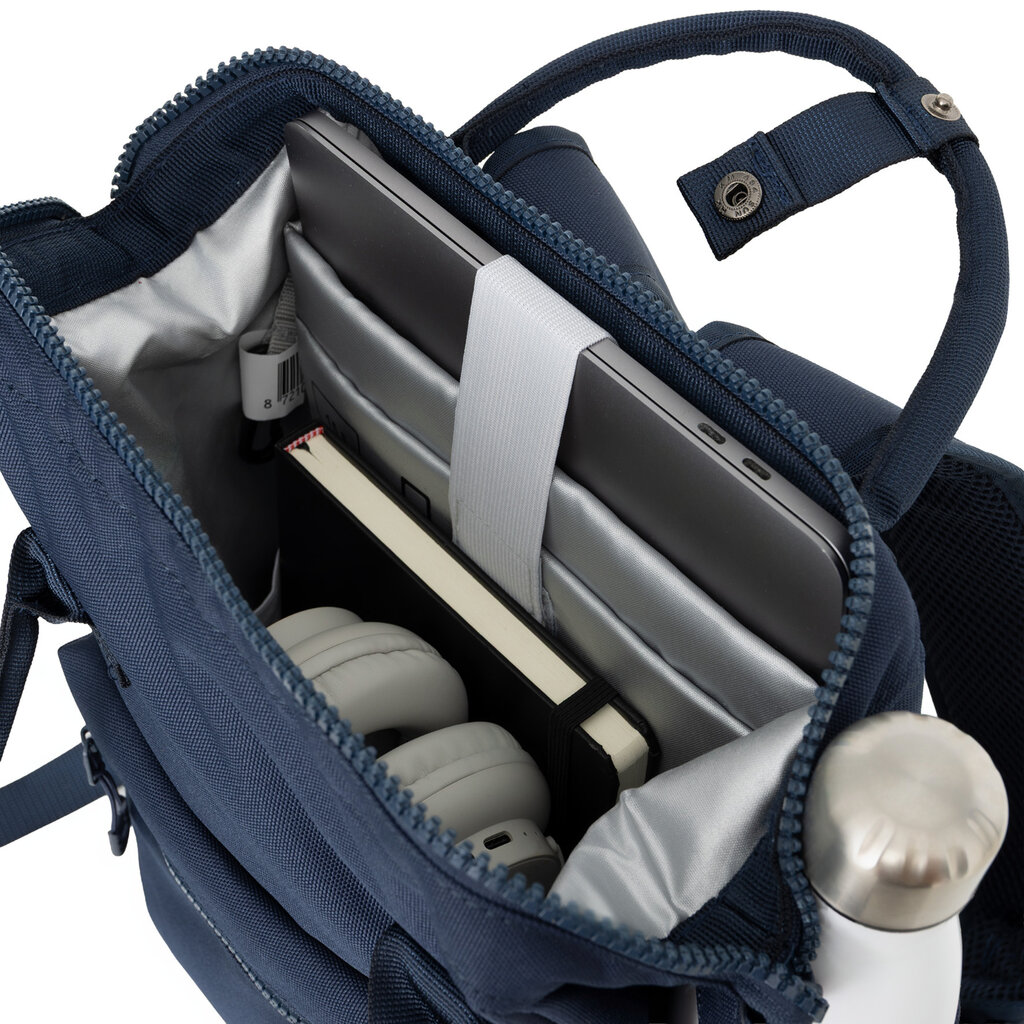 New Rebels New Rebels Valor Weverly School / Arbeitstasche Rucksack – 9,5 l – Robustes 900D-Polyester – 4 Fächer Laptopfach 14” – Wasserabweisend Velvet Navy