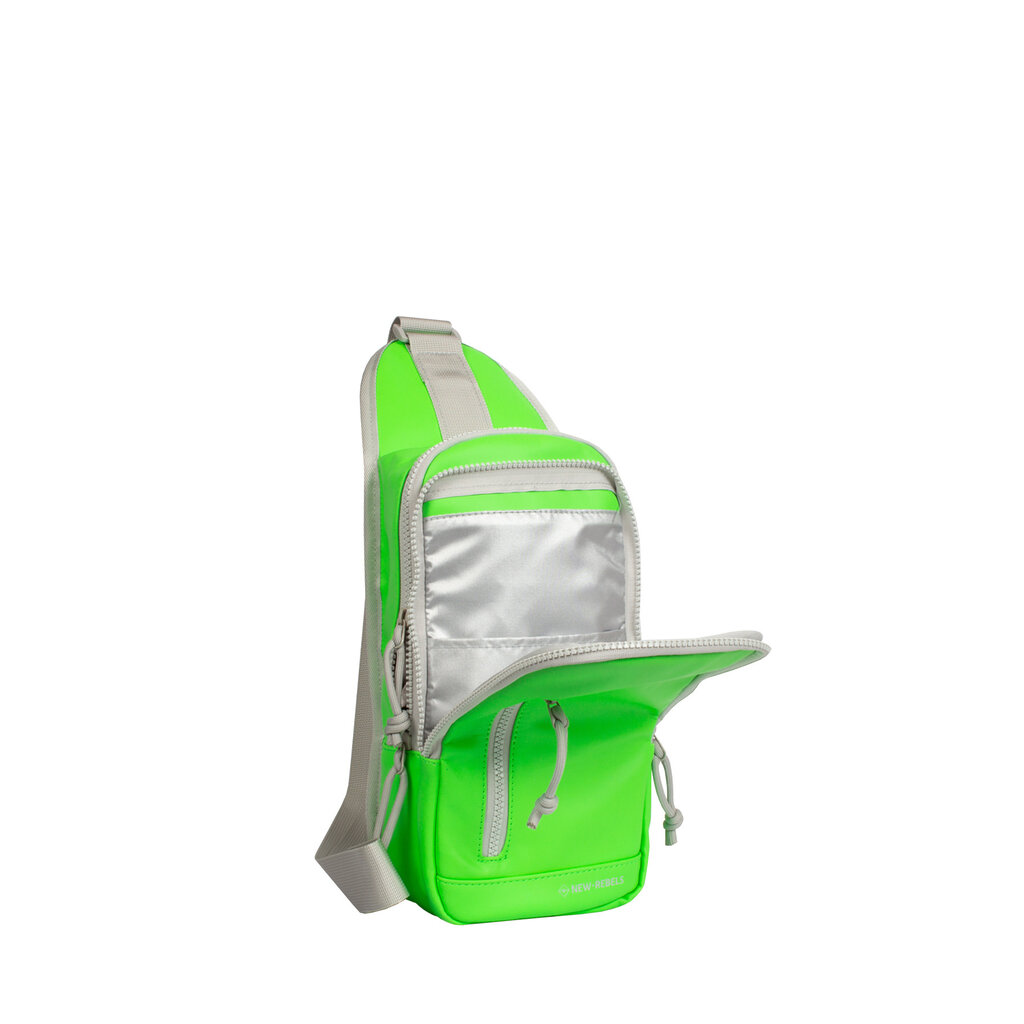 New Rebels New Rebels Mart Fargo Neon Groen Crossbody Tas Waterafstotend