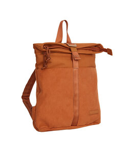 New Rebels New Rebels Ribbi Los Angeles Rolltop Rugzak Mini Coffee Brown - 13 L