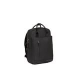 New Rebels New Rebels Bruce Miami Rugzak 9L Waterafstotende Laptop Rugtas 13 inch Schooltas en Werktas van PU Nylon Comfortabel Comp 9L Black
