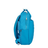 New Rebels New Rebels Bruce Miami Rucksack 9L Wasserabweisender Laptop-Rucksack 13 Zoll Schulranzen und Arbeitstasche aus PU-Nylon Bequem Comp 9L Türkis