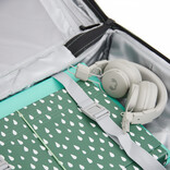 New Rebels New Rebels Gassaway Trolley 35L Stevige Lichtgewicht reiskoffer met Dubbele Wielen Salie Groen