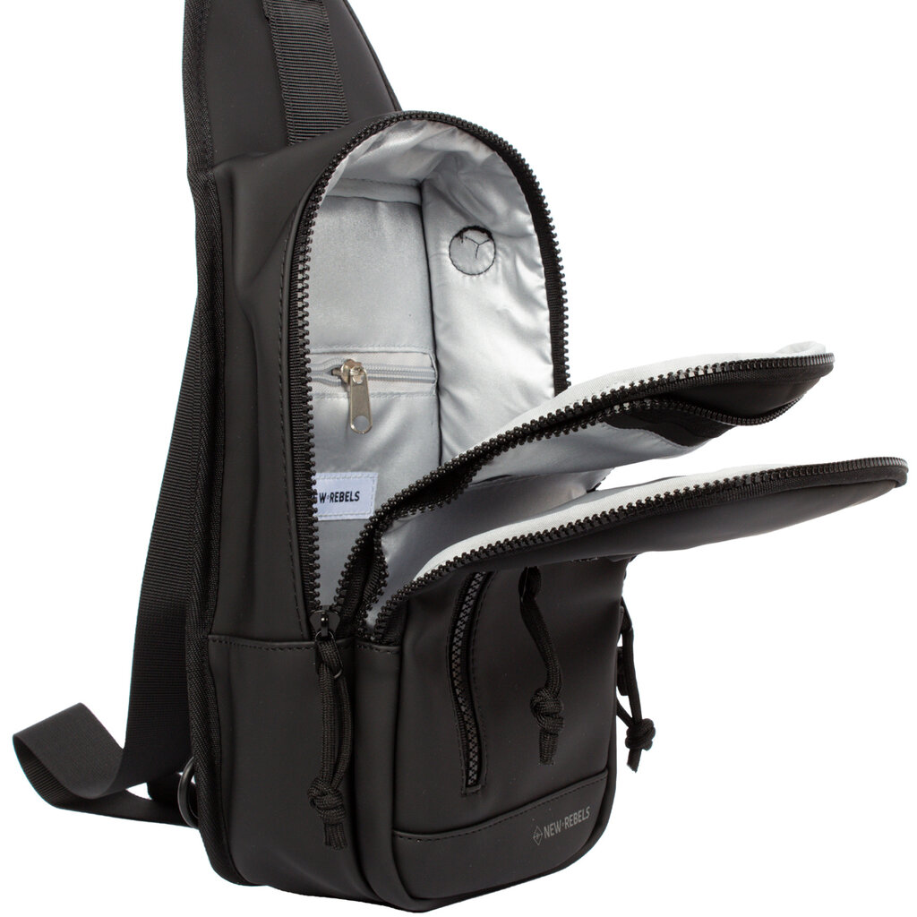 New Rebels New Rebels Mart - Fargo Crossbody Tas Zwart