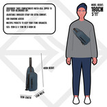 New Rebels New Rebels Mart - Fargo Crossbody Tas Navy