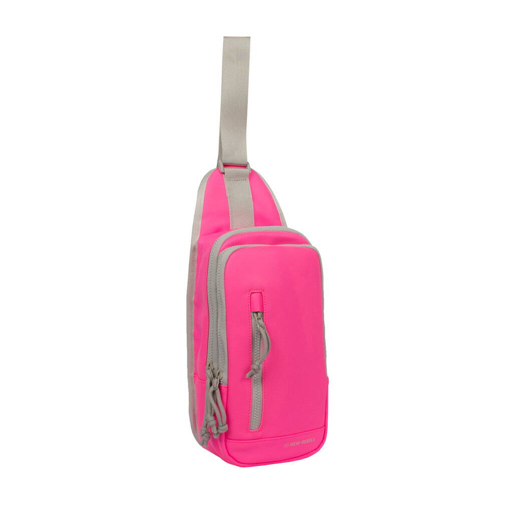 New Rebels New Rebels Mart Fargo Neon Pink Crossbody Bag Water Repellent