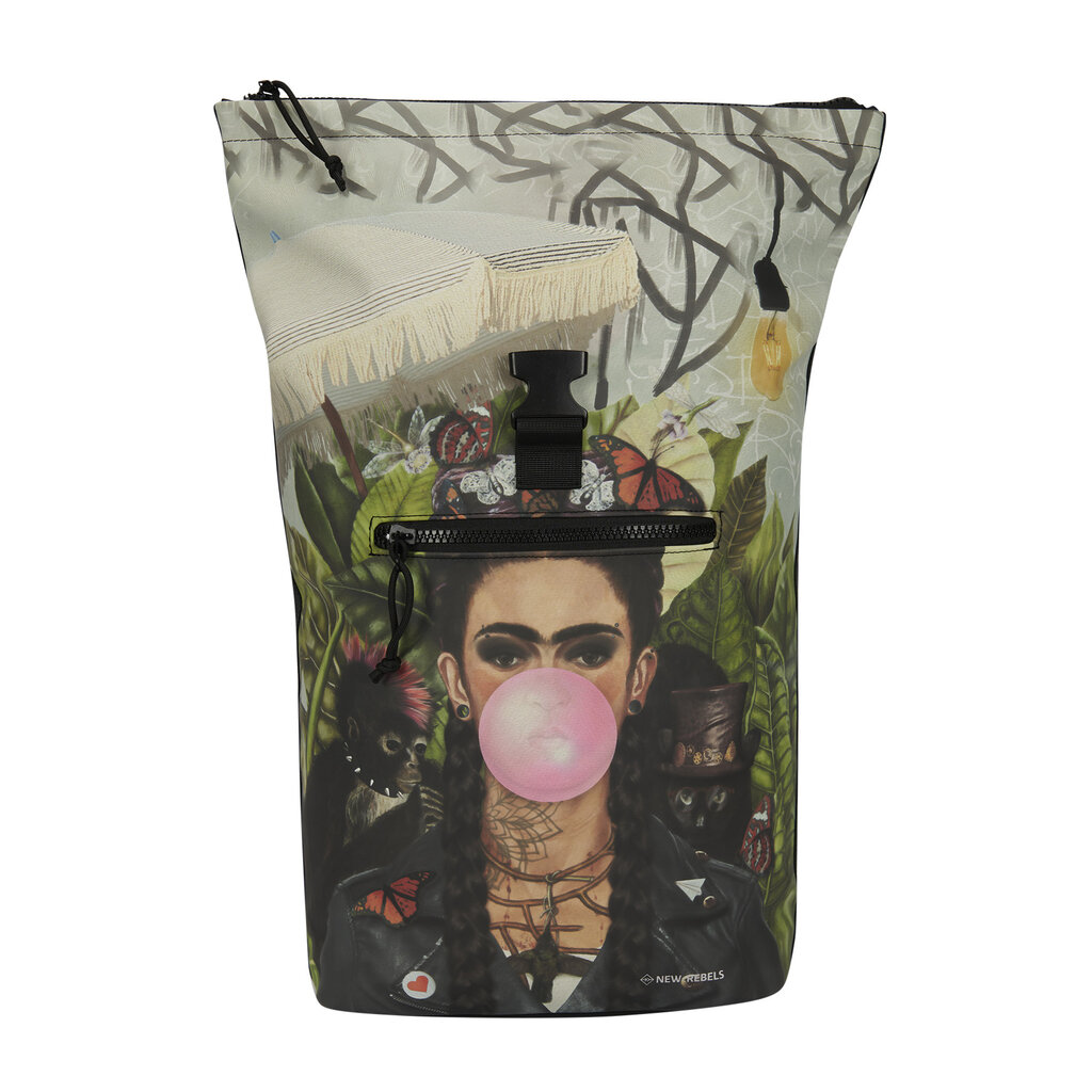 New Rebels New Rebels Mart Art New York Bubble Gum Rolltop Backpack 16L