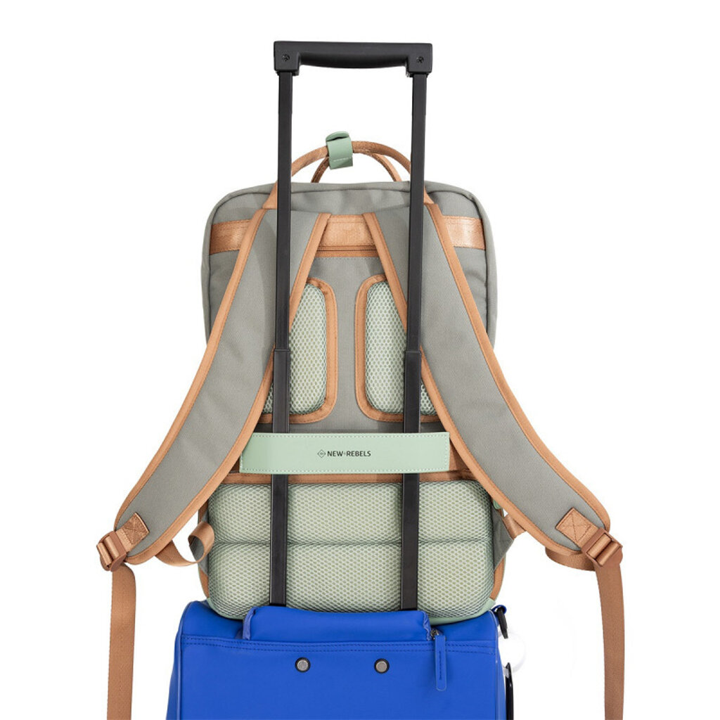 New Rebels New Rebels Ferron Milwaukee Handel Rugtas Petrol 19L Sage Green