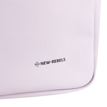 New Rebels Ferron Milwaukee 19 Liter Laptop Backpack – Water-Resistant PU, Suitable for 15.6″ Laptop, 19L, Lilac