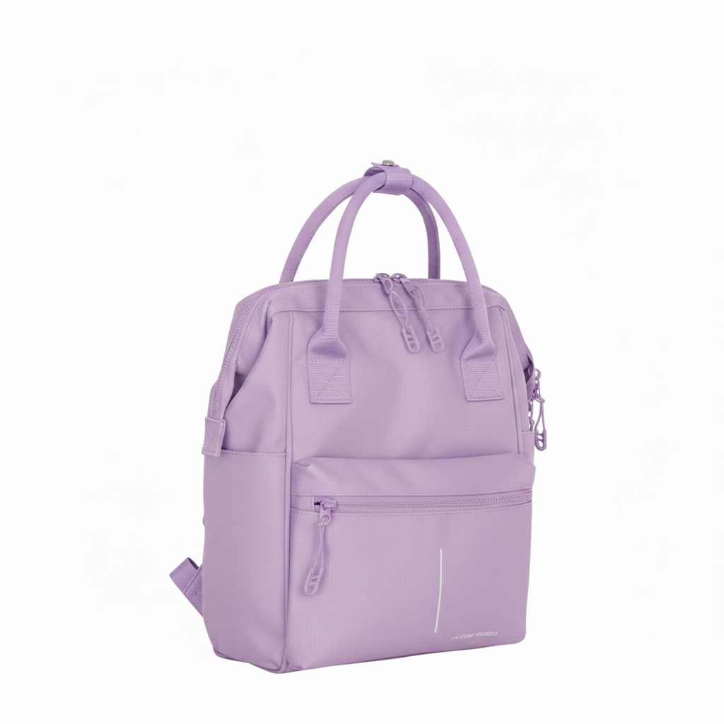 New Rebels Valor Weverly School / Werktas Rugzak - 9,5L Stevig 900D Polyester 4 Compartimenten Laptopvak 14” Waterafstotend Lavendel Mist
