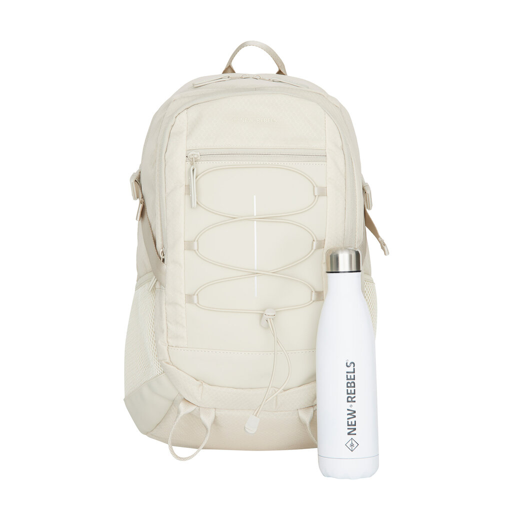 New Rebels New Rebels Trondheim Hurlock Rugzak Rond Beige