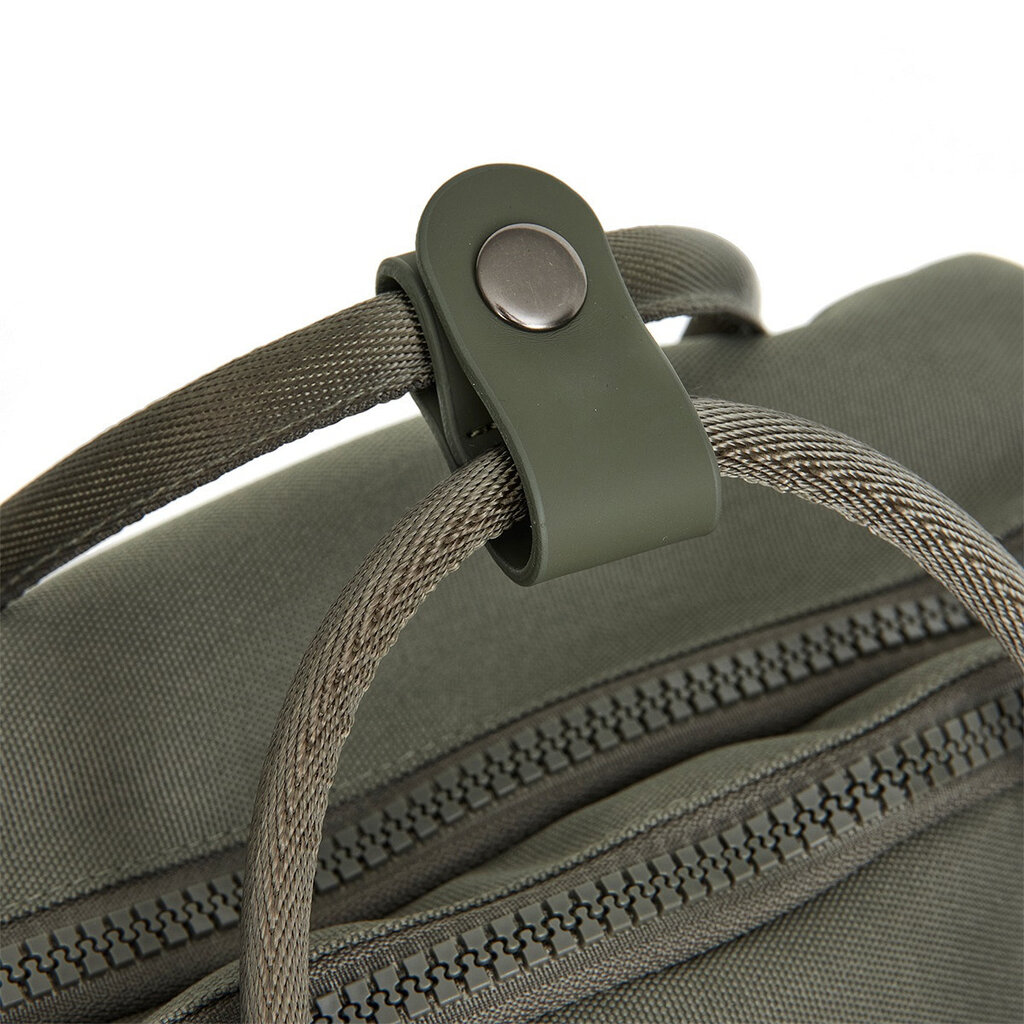 New Rebels New Rebels Ribbi Milwaukee – Laptoptasche Schultasche Arbeitstasche 15,6 Zoll Laptopfach Rucksack Rib Fabric 18L Sage Green