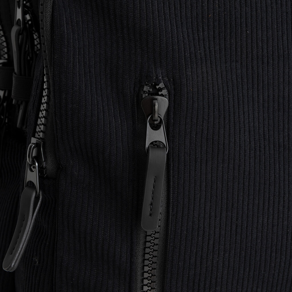 New Rebels New Rebels Ribbi Milwaukee – Laptop Bag School Backpack Work Bag 15.6 inch Laptop Compartment Rib Fabric 18L Black