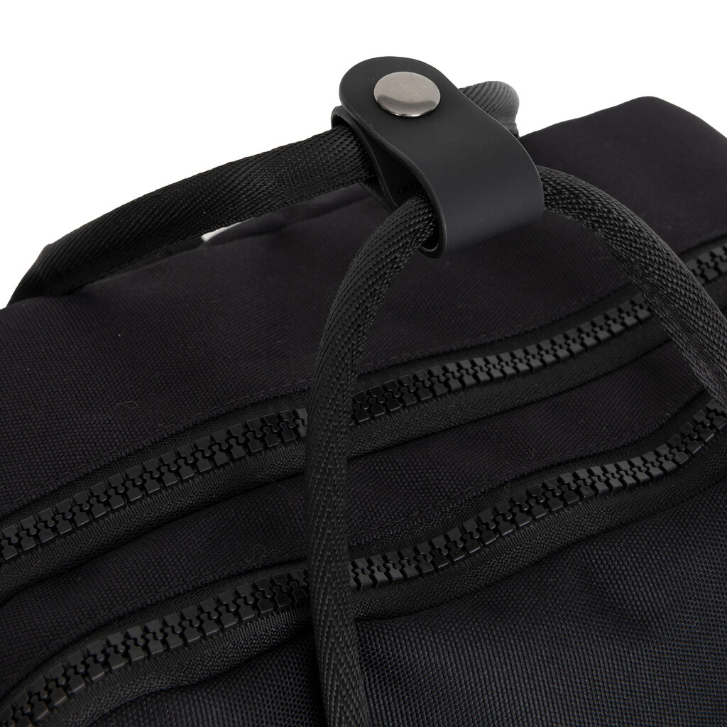 New Rebels New Rebels Ribbi Milwaukee – Laptoptasche Schulrucksack Arbeitstasche 15,6 Zoll Laptopfach Rippstoff 18L Schwarz