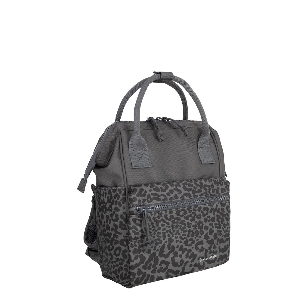 New Rebels Urban Leopard Weverly Rugzak Werktas 10L PU Nylon
