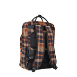 New Rebels New Rebels Scott Milwaukee Rucksack Laptop 15,6 Zoll 20L Checker Tweed Orange Schwarz Schulrucksack Arbeitstasche