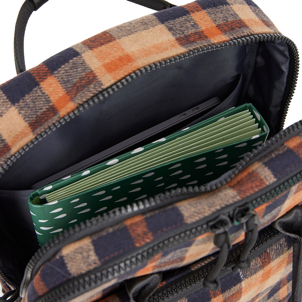 New Rebels New Rebels Scott Milwaukee Rugtas Laptop 15,6 inch 20L Checker Tweed Rugzak Werktas Schooltas