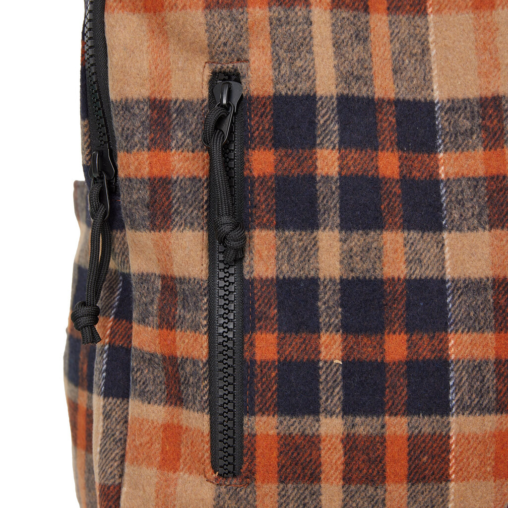 New Rebels New Rebels Scott Milwaukee Backpack Laptop 15.6 Inch 20L Checker Tweed Orange Black School Work Bag