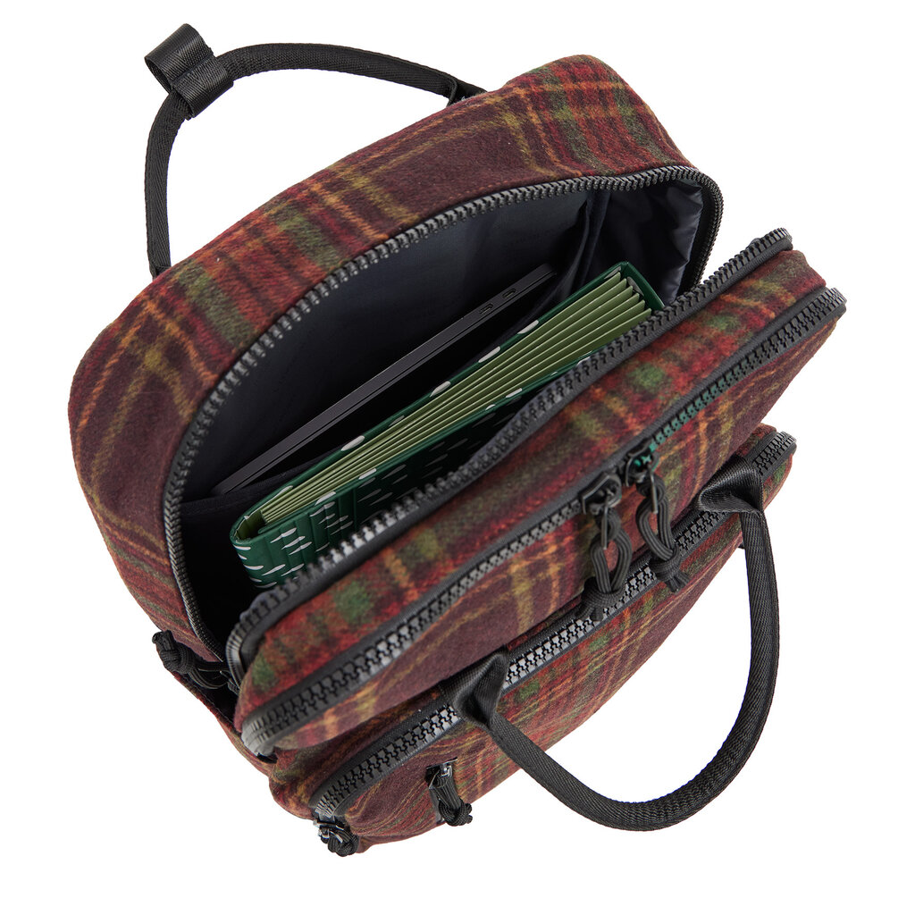 New Rebels New Rebels Scott Milwaukee Rucksack Schultasche Laptoptasche Arbeitstasche Burgundy