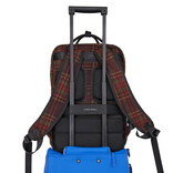 New Rebels New Rebels Scott Milwaukee Rucksack Schultasche Laptoptasche Arbeitstasche Burgundy