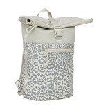 New Rebels New Rebels Urban Leopard New York Beige 21L Rolltop Rugzak Werktas Schooltas Waterafstotend Laptop 15.6”