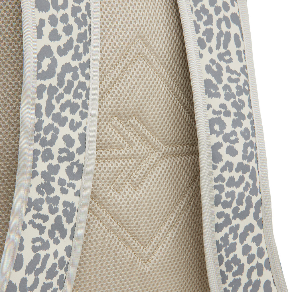 New Rebels New Rebels Urban Leopard New York Beige 21L Rolltop Rugzak Werktas Schooltas Waterafstotend Laptop 15.6”