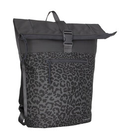 New Rebels New Rebels Urban New York Schwarz 21L Rolltop Rucksack Wasserabweisend Laptop 15.6”