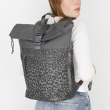 New Rebels New Rebels Urban New York Schwarz 21L Rolltop Rucksack Wasserabweisend Laptop 15.6”