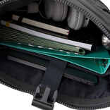 New Rebels New Rebels Urban New York Schwarz 21L Rolltop Rucksack Wasserabweisend Laptop 15.6”