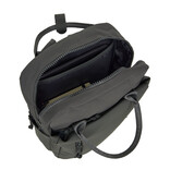 New Rebels New Rebels Bruce Miami Rucksack 9L Wasserabweisender Laptop-Rucksack 13 Zoll Schulranzen und Arbeitstasche aus PU-Nylon Bequem Comp 9L Anthrazit