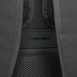 New Rebels New Rebels Bruce Miami Backpack 9L Water-Repellent Laptop Backpack 13-inch School Bag and Work Bag made of PU Nylon Comfortable Comp 9L Anthracite
