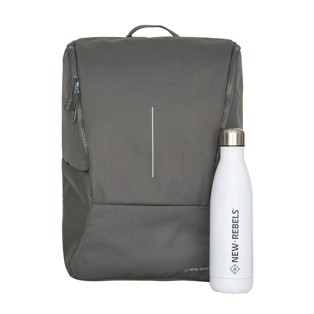 New Rebels New Rebels Valor Westerly Rucksack 14L Schulrucksack Laptoprucksack 14 Zoll PU Polyester Antracite