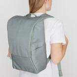 New Rebels New Rebels Valor Westerly Backpack Rugzak 14L Schooltas Werktas Laptop 14 inch PU Polyester Salie Groen