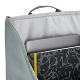 New Rebels New Rebels Valor Westerly Backpack 14L Laptop Backpack 14 Inch School Work Bag PU Polyester Salie Green