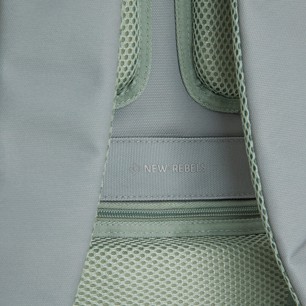 New Rebels New Rebels Valor Westerly Rucksack 14L Schulrucksack Laptoprucksack 14 Zoll PU Polyester Salie Grunn