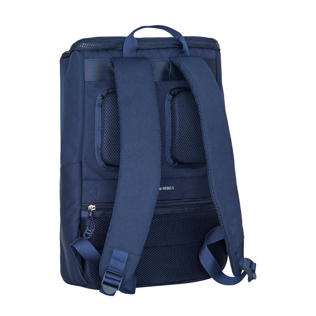 New Rebels New Rebels Valor Westerly Backpack Rugzak 14L Schooltas Werktas Laptop 14 inch PU Polyester Navy