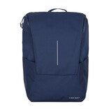New Rebels New Rebels Valor Westerly Backpack 14L Laptop Backpack 14 Inch School Work Bag PU Polyester Navy