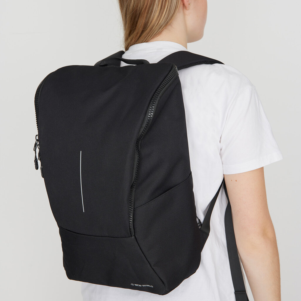 New Rebels New Rebels Valor Westerly Backpack 14L Laptop Backpack 14 Inch School Work Bag PU Polyester