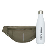 New Rebels New Rebels Valor Brooklyn Waistbag – Heuptas / Fannypack 36x8x15 cm Waterafstotend 900D PU Polyester Olive