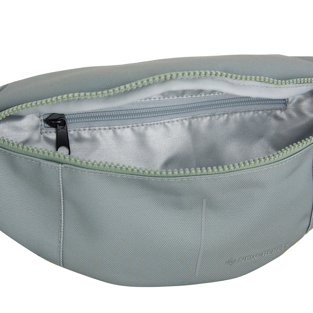 New Rebels New Rebels Valor Brooklyn Waistbag – Heuptas / Fannypack 36x8x15 cm Waterafstotend 900D PU Polyester – Salie Green