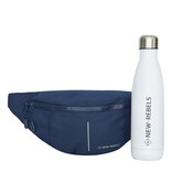 New Rebels New Rebels Valor Brooklyn Waistbag – Heuptas / Fannypack 36x8x15 cm Waterafstotend 900D PU Polyester Blauw