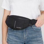 New Rebels New Rebels Valor Brooklyn Waistbag Fanny Pack 36x8x15 cm Water Resistant 900D PU Polyester Black
